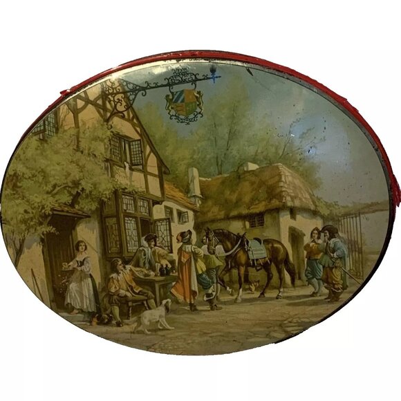 A Taste of Halifax Riley's Toffee Tin Captures the Country Town Charm Empty Box - Picture 1 of 12